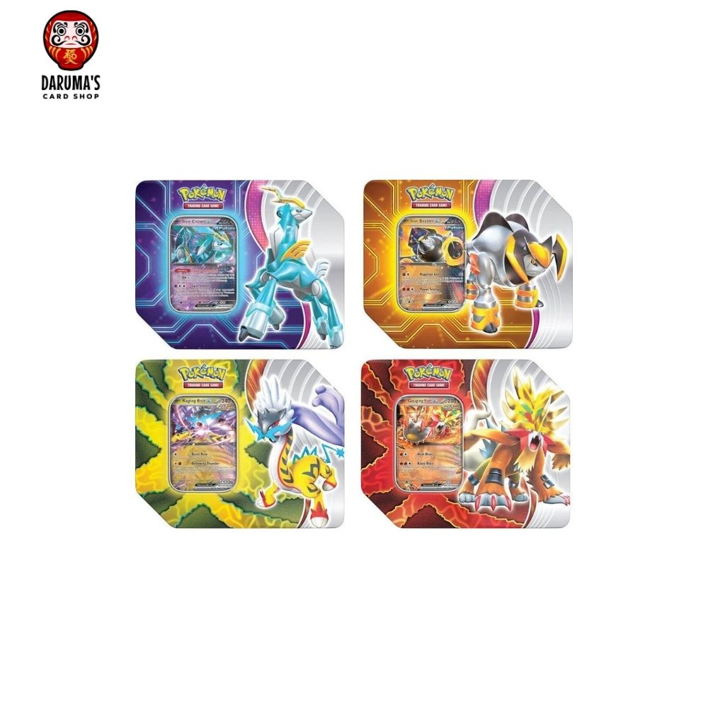 Paradox Destinies Pokémon Tin random design