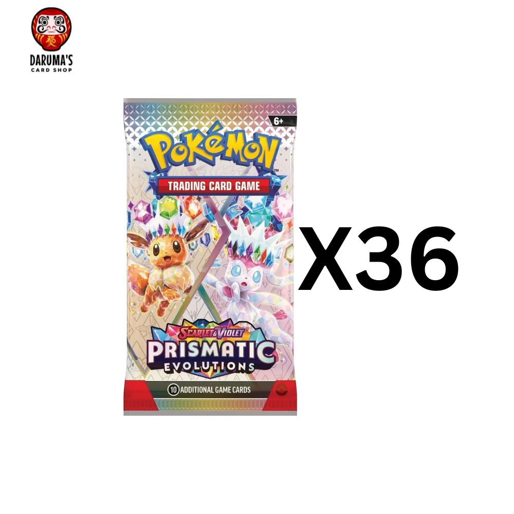 Pokemon Scarlet & Violet: Prismatic Evolutions Booster Pack - X36