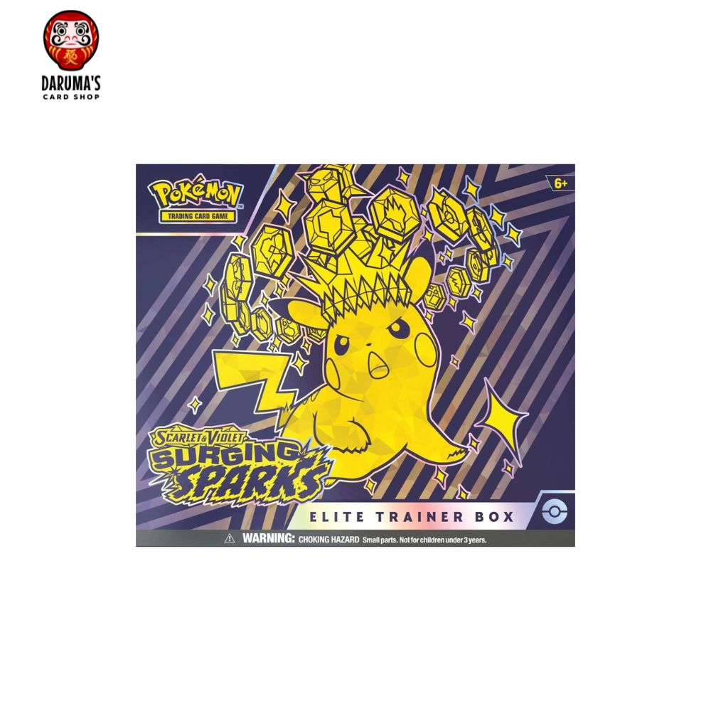 Pokémon SV08 Surging Sparks Elite Trainer Box Factory Sealed ETB