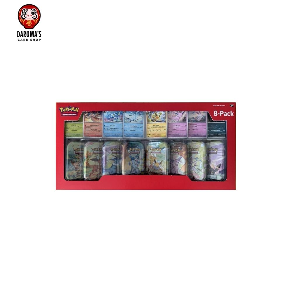 Pokemon: Prismatic Evolutions 8-Pack Mini Tins