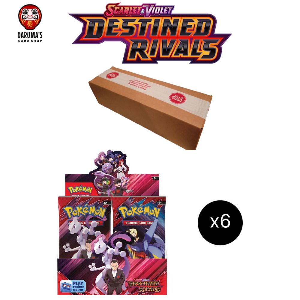 Destined Rivals Booster Box Case – Pokemon SV10 – Sealed