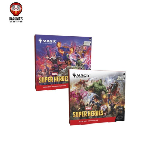 Magic The Gathering Marvel Super Heroes Scene Box Set of 2