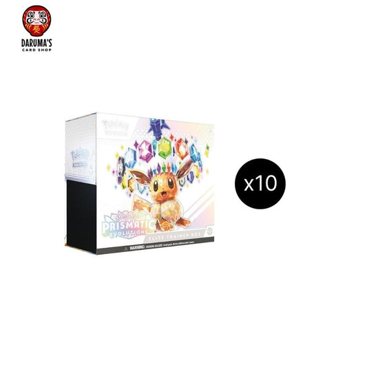 Pokémon Prismatic Evolutions ETB sealed case SV8.5