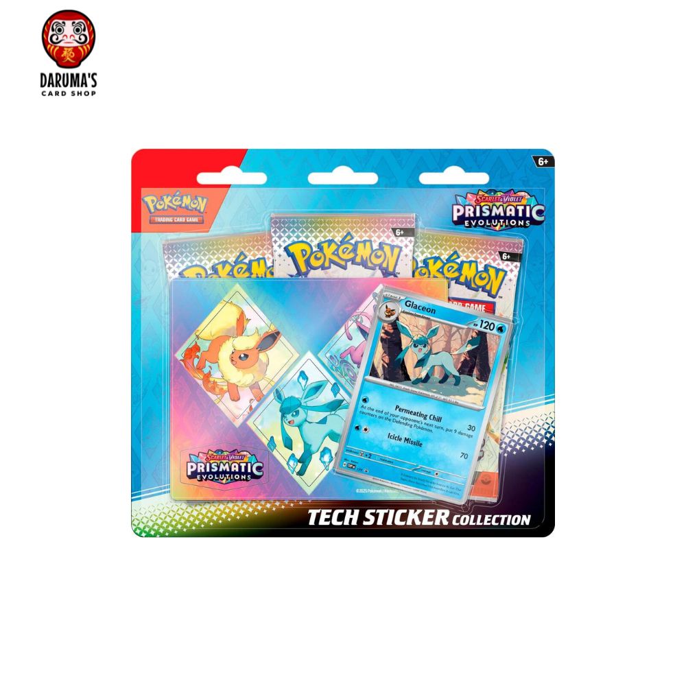 Prismatic Evolutions Tech Sticker Collection (Glaceon)