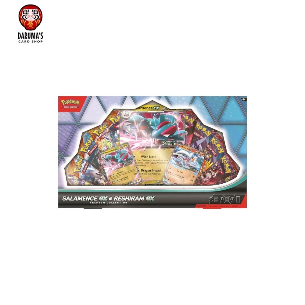 Salamence ex & Reshiram ex Premium Collection Factory Sealed Pokémon TCG Box