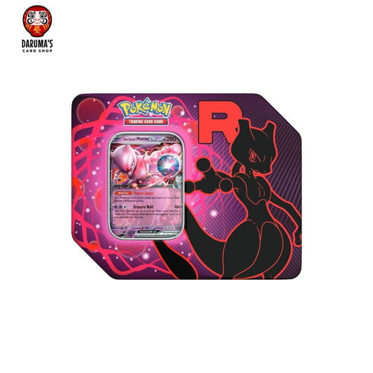 Team Rocket Tin Team Rocket's Mewtwo ex Factory Sealed Pokémon TCG