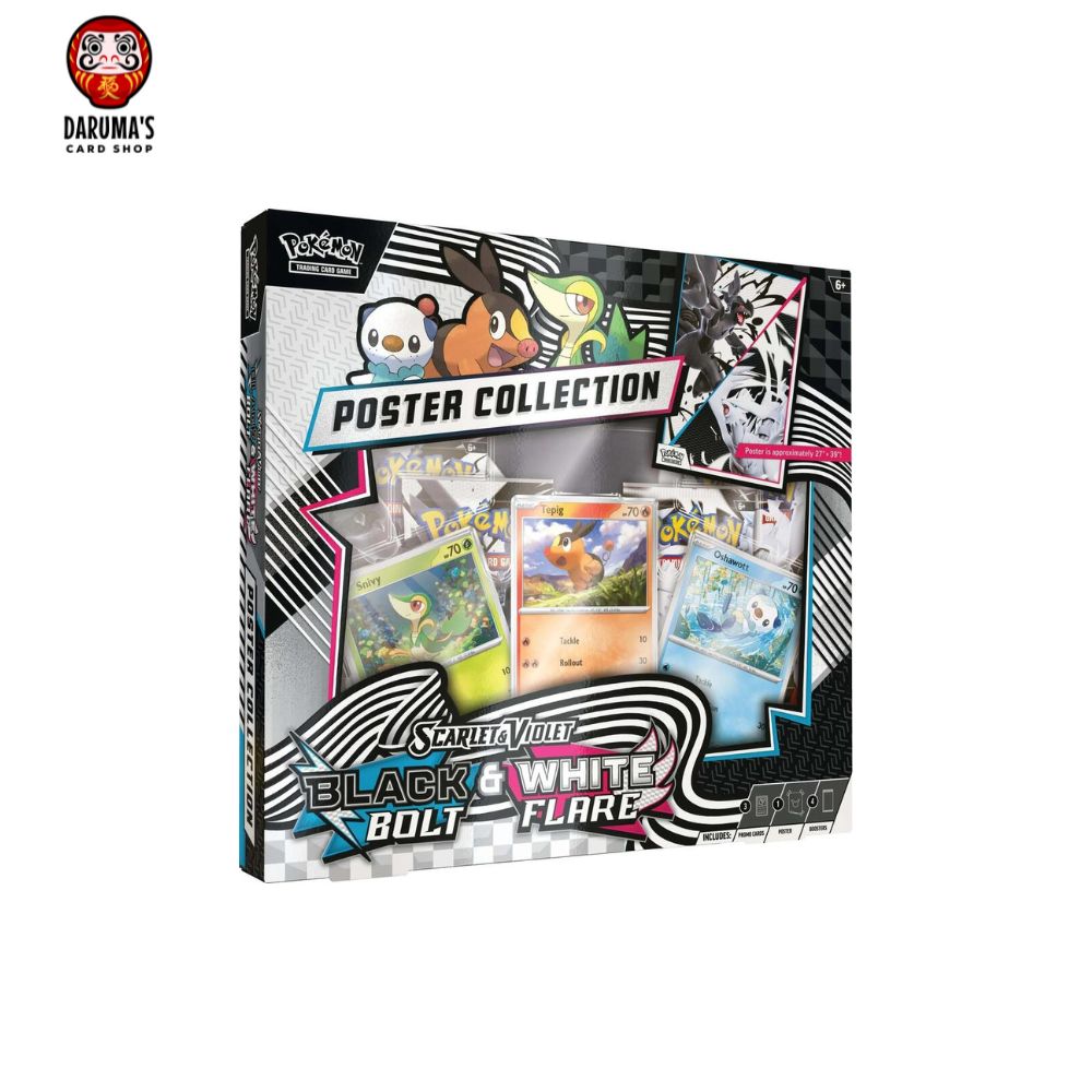 Pokemon SV: Black Bolt & White Flare Unova Poster Collection