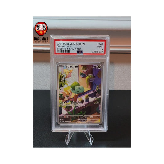 2024 Pokemon SCR EN Bulbasaur Illustration Rare PSA 9