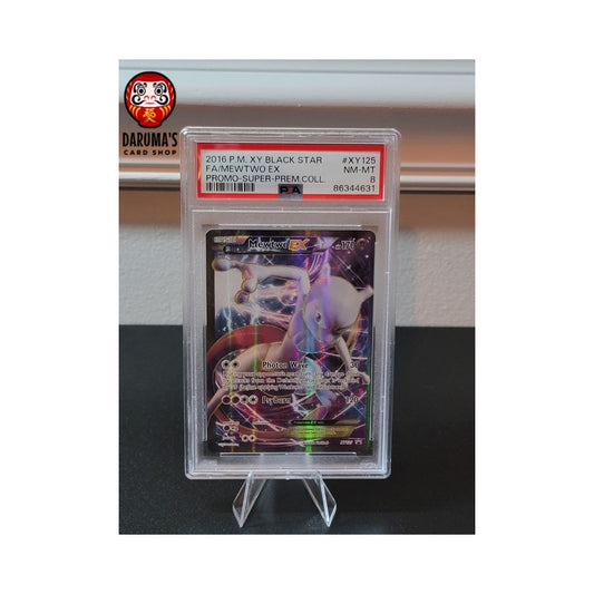 2016 Pokemon XY Black Star FA Mewtwo EX Promo-Super-Premium Collection PSA 8